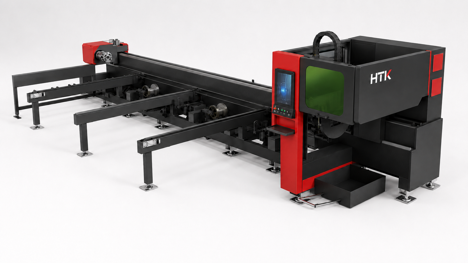 Mesin laser cutting pipa HTK untuk pemotongan tabung logam